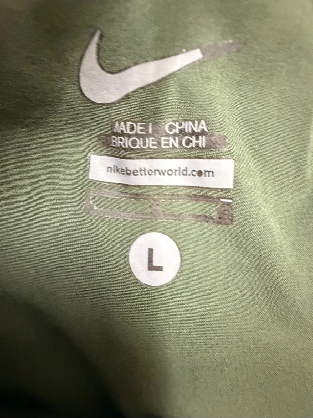 Nike Men’s Dark Green Athletic Shorts with Neon Green geometric Accents